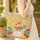 Folk Art Patchwork Chickens Floral Wreath Personalized - Farmhouse Decor Gift Quilted Tote Bag - 4