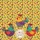 Folk Art Patchwork Chickens Floral Wreath Personalized - Farmhouse Decor Gift Quilted Tote Bag - 7