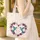 Lavender Blush Floral Hummingbird Rose Heart Frame - Nature Lover Gift Quilted Tote Bag - 4