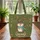Hedgehog Teal Scarf Heart Toadstool Mushroom Grass Leaf Garland - Nature Lovers Gift Quilted Tote Bag - 3