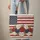 American Flag Roses Personalized Name - Independence Day Gift Quilted Tote Bag - 6