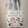 Three Cartoon Pandas Hearts Paw Prints Your Name Heart - Everyday Carry for Kids Quilted Tote Bag - 6