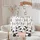 Three Cartoon Pandas Hearts Paw Prints Your Name Heart - Everyday Carry for Kids Quilted Tote Bag - 5