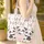 Three Cartoon Pandas Hearts Paw Prints Your Name Heart - Everyday Carry for Kids Quilted Tote Bag - 4