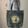 Night Forest Moon River Evergreen Berries Lily Name Garland - Nature Lover Gift Quilted Tote Bag - 6