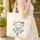 Ornate Dreamcatcher Butterfly Pearl Flowers Feathers Cream Floral Leaf - Boho Home Decor Gift Quilted Tote Bag - 4
