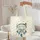 Ornate Dreamcatcher Butterfly Pearl Flowers Feathers Cream Floral Leaf - Boho Home Decor Gift Quilted Tote Bag - 5