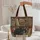 Personalized Tuxedo Cat Vintage Bookshelves - Book Lover Library Gift Quilted Tote Bag - 5