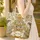 Sugar Skull Marigold Flowers Candles Pumpkins - Day of the Dead Celebration Remembrance Gift Quilted Tote Bag - 4