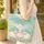 Fluffy Sheep Personalized Name Rolling Landscape - Sheep Lovers Gift Quilted Tote Bag - 4
