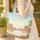 Tropical Beach Sunset Quilted Tote Bag Unisex Vacation Commuting Shopping Bag, Holiday Gift - 4