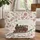Ornate Steam Locomotive Floral Wreath Wildflower - Train Enthusiast Travel Gift Quilted Tote Bag - 1
