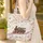 Ornate Steam Locomotive Floral Wreath Wildflower - Train Enthusiast Travel Gift Quilted Tote Bag - 4