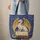 White Dragon Golden Wings Ornate Books - Fantasy Lover Magical Gift Quilted Tote Bag - 6