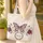 Ornate Butterfly Roses Floral Wreath Botanical Vines - Everyday Tote Quilted Bag Quilted Tote Bag - 4