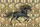 Majestic Navy Gold Wild Horse Galloping Small Leaf Garland - Wildlife Lover Gift Quilted Tote Bag - 7