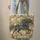 Majestic Navy Gold Wild Horse Galloping Small Leaf Garland - Wildlife Lover Gift Quilted Tote Bag - 6
