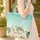 Swirling Ocean Waves Sea Turtles Sandy Seashells Starfish - Wildlife Lover Gift Quilted Tote Bag - 4