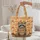 Autumn Raccoon Leaves Wooden Name Sign - Fall Decor Gift for Nature Lover Quilted Tote Bag - 5