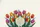 Vibrant Tulips Hyacinths Swirls Name Floral Lover Gift Quilted Tote Bag - 7