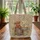 Highland Cow Calves Personalized Sign Wildflower - Farmhouse Gift Quilted Tote Bag - 3