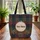 Paw Prints Rustic Plaid Western Hoop - Farmhouse Decor Pet Lover Gift Quilted Tote Bag - 3