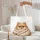 Smiling Pomeranian Dog in Blanket Personalized Name - Dog Lover Everyday Gift Quilted Tote Bag - 5