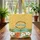 Dragonfly Plumeria Tropical Foliage Name Wreath - Everyday Tote Travel Gift Quilted Tote Bag - 3