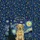 Personalized Golden Labrador Retriever Night Sky Crescent Moon - Dog Lover Gift Quilted Tote Bag - 7