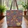 Majestic Elephant Mandala Paisley Psychedelic Bohemian Spiritual Gift Quilted Tote Bag - 3