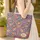 Majestic Elephant Mandala Paisley Psychedelic Bohemian Spiritual Gift Quilted Tote Bag - 4