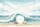 Wispy Cloud Sky Ocean Wave Sandy Beach Seashell Personalized Name - Coastal Lifestyle Gift Quilted Tote Bag - 7