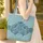Celestial Stars Damask Floral Your Name Medallion - Everyday Tote Gift for Her Quilted Tote Bag - 4