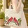 Red Cardinals Wildflower Leaves Floral Wreath - Wildlife Lover Gift Quilted Tote Bag - 4