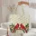 Red Cardinals Wildflower Leaves Floral Wreath - Wildlife Lover Gift Quilted Tote Bag - 5
