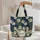 White Narcissus Floral Wreath - Everyday Tote Flower Lover Gift Quilted Tote Bag - 5