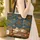Sleeping Tabby Kitten Vintage Book Stack - Cat Lover Bookworm Gift Quilted Tote Bag - 4