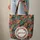 Tropical Foliage Name Wreath Heart Leaf Accents - Nature Lover Everyday Carry Quilted Tote Bag - 6