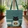 Black Cat Coffee Bean Mug Personalized Name - Everyday Cat Coffee Lover Gift Quilted Tote Bag - 3