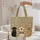 Personalized Labrador Dogs Wildflower Botanical - Autumn Dog Lover Gift Quilted Tote Bag - 5