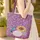 Hummingbird Sunflower Wildflower Personalized Name - Nature Lover Keepsake Gift Quilted Tote Bag - 4