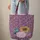 Hummingbird Sunflower Wildflower Personalized Name - Nature Lover Keepsake Gift Quilted Tote Bag - 6