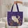 Personalized White Owl Mushroom Night Sky - Nature Lover Gift Quilted Tote Bag - 5