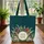 Ornate Vintage Books Lily-of-the-Valley Starry Night Gold Stars - Book Lover Gift Quilted Tote Bag - 3