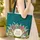 Ornate Vintage Books Lily-of-the-Valley Starry Night Gold Stars - Book Lover Gift Quilted Tote Bag - 4
