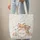 Bunny Fox Bear Cubs Wildflower Wreath Personalized - New Parent Gift Quilted Tote Bag - 6