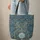 Cat Face Floral Wreath Leaves Tapestry - Cat Lover Everyday Gift Quilted Tote Bag - 6
