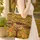 Giraffes Acacia Tree Savanna Sunset - Wildlife Lover Travel Essential Quilted Tote Bag - 4