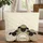 Three Sheep Floral Wreath - Farmhouse Decor Gift for Sheep Lover Quilted Tote Bag - 1