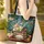Ornate Vintage Books Rose Delphinium Still Life - Book Lover Gift Quilted Tote Bag - 4